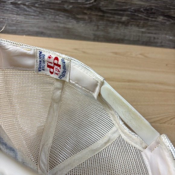 Vintage United Hat Cap Snapback Blue Trucker Patch Logo - Picture 10 of 11